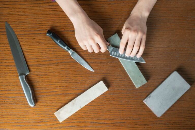 Tips to Use A Sharpening Stone for Knife Sharpening My Four and More