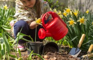 engage your children in landscaping