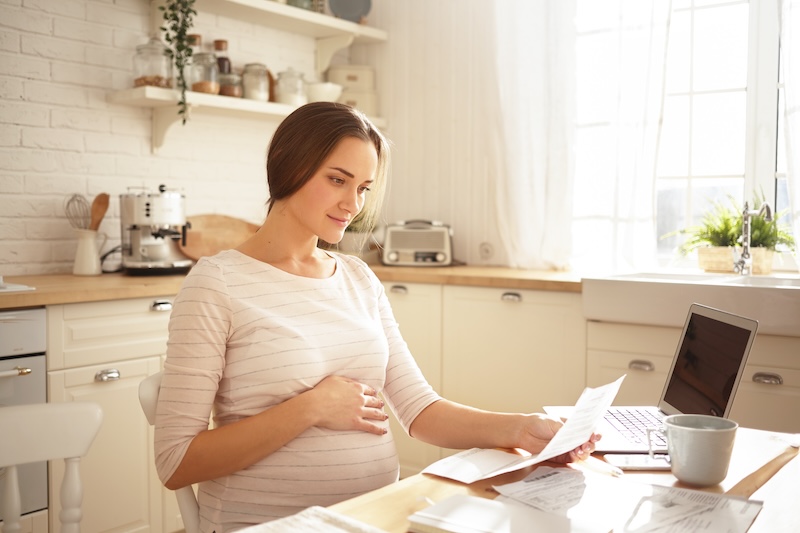 prepare financially for maternity leave